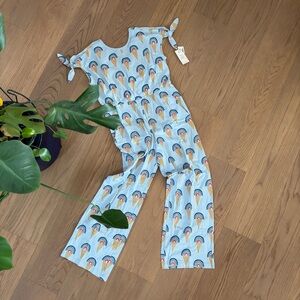 NWT✨ Tea Ice Cream Rainbow Romper Jumpsuit